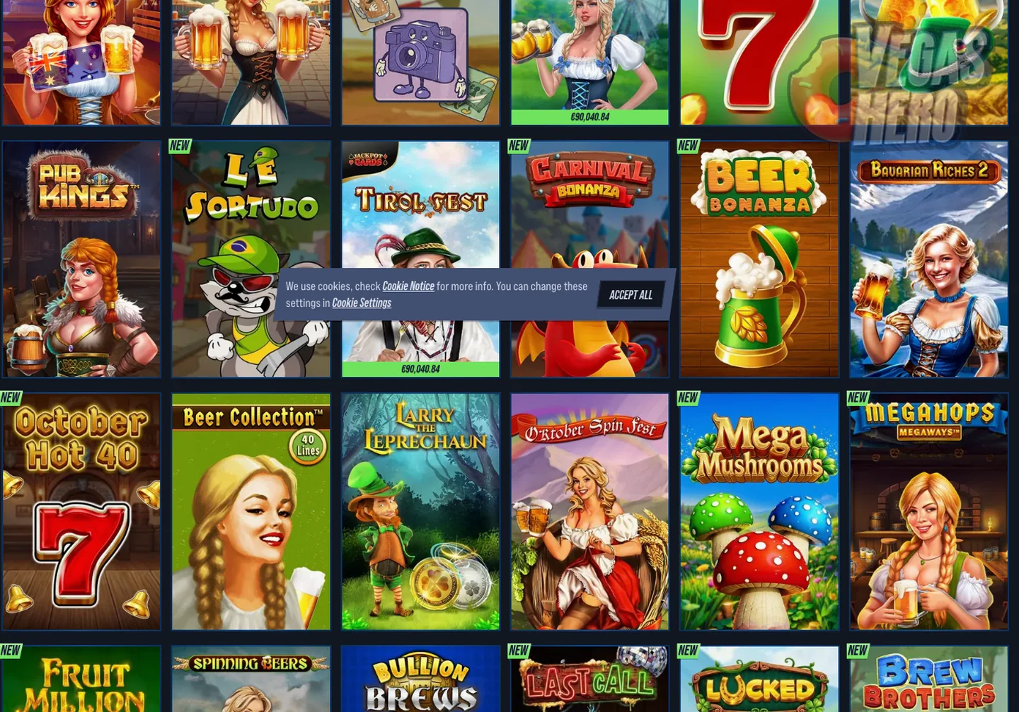 games and slots – Vegashero: licence, data security and game fairness